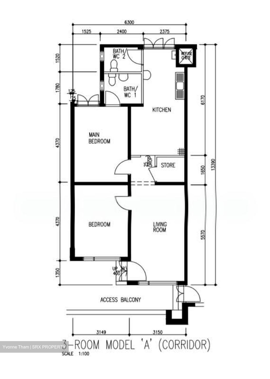 Blk 464 Hong Kah Ville (Jurong West), HDB 3 Rooms #559656371